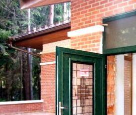 Двери двухстворчатые металлические входные уличные - вариант 1