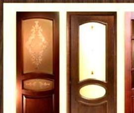 Двери филенчатые межкомнатные деревянные - тип 1