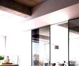 Двери купе белое стекло - модель 2