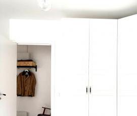 Двери купе белые глянцевые - тип 3