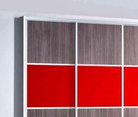 Двери купе для гардеробной из лдсп - вариант 1