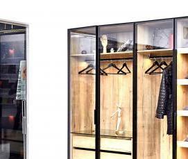 Двери купе для встроенного гардероба - модель 3