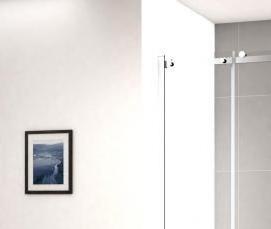 Двери купе прозрачное стекло - тип 2