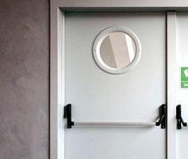 Двери маятниковые противопожарные двухсторонние - модель 4