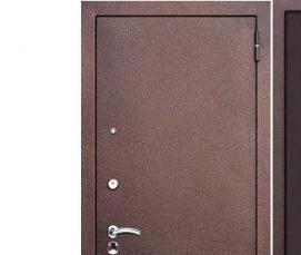 Двери мдф входные с зеркалом - тип 1