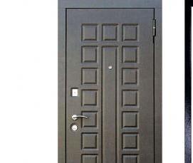 Двери мдф входные с зеркалом - тип 4