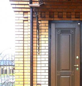 Двери металлические входные уличные - вариант 1