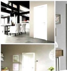 Двери межкомнатные белые пластиковые - тип 1