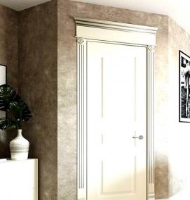 Двери межкомнатные белые пластиковые - тип 2