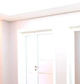 Двери межкомнатные двухстворчатые распашные со стеклом - тип 1