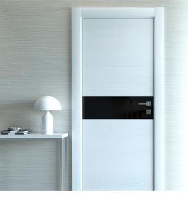 Двери межкомнатные гладкие белые - модель 2