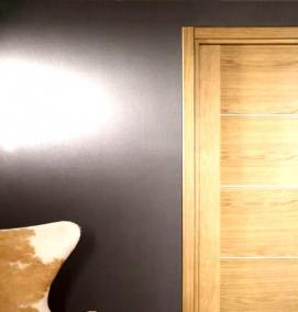 Двери межкомнатные глухие шпон - тип 2