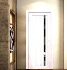 Двери межкомнатные серый экошпон - вариант 3