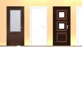 Двери пвх межкомнатные - тип 1