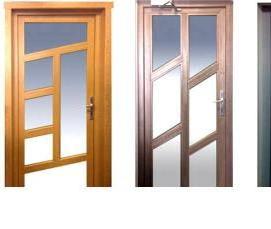 Двери пвх входные без стекла - вариант 1