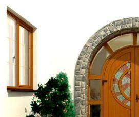 Двери пвх входные без стекла - вариант 3