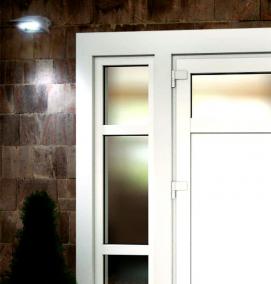 Двери пвх входные одностворчатые - тип 2