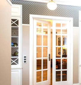 Двери распашные двустворчатые межкомнатные - модель 1