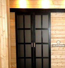 Двери раздвижные дуб - вариант 1