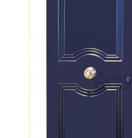 Двери с фрезеровкой в интерьере - тип 1