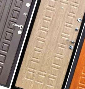 Двери входные металлические для дома утепленные - тип 1