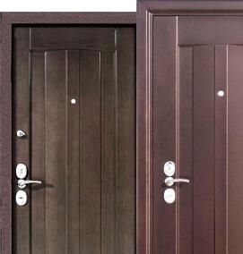 Двери входные металлические в гараж - вариант 1