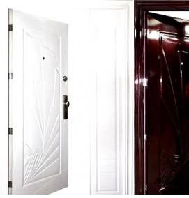 Двери входные металлические в гараж - вариант 2