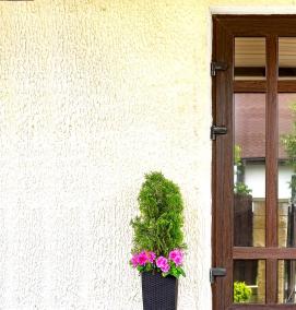 Двери входные пластиковые теплые - вариант 2