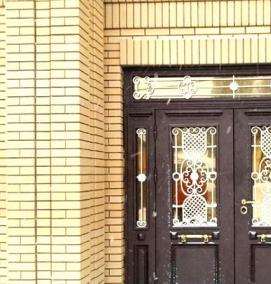 Двери входные стеклянные утепленные - модель 4