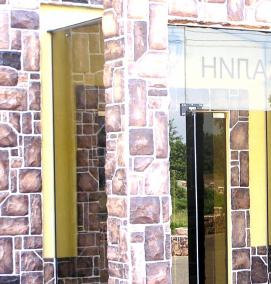 Двери входные стеклянные утепленные - модель 3