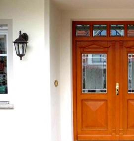 Двери входные утепленные двухстворчатые - вариант 3