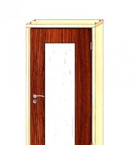 Дверная коробка цвет венге - модель 2
