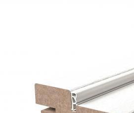 Дверной добор белый - модель 4