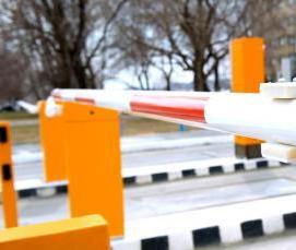 Дворовой шлагбаум - вариант 1