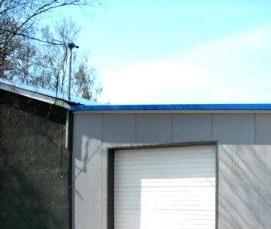 Двухэтажное здание из металлоконструкций - модель 2