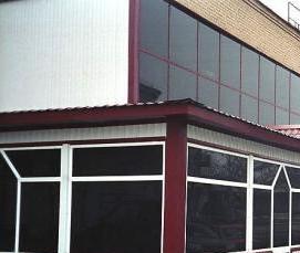 Двухэтажный ангар из металлоконструкций - модель 1