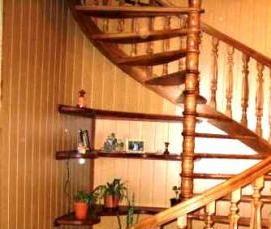 Двухмаршевые металлические лестницы - тип 3