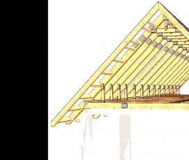 Двухскатная крыша из металлоконструкций - тип 4