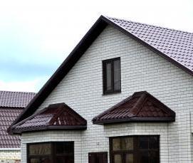 Двухскатная мягкая кровля - модель 3