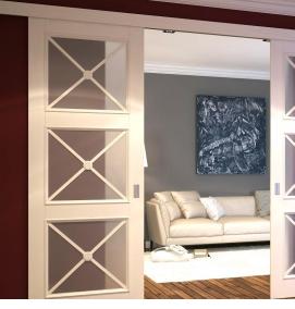 Двустворчатые двери купе - вариант 2