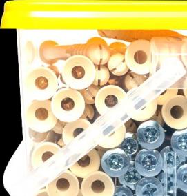 Дюбель с потайной головкой - вариант 3