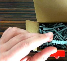 Дюбель с потайной головкой - вариант 2