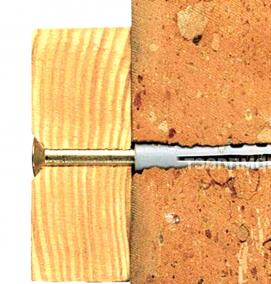 Дюбеля для бетона - вариант 1