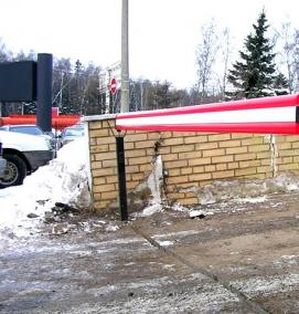 электрический шлагбаум - тип 4