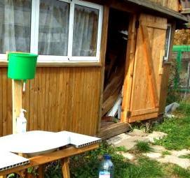 электрический умывальник для дачи без тумбы - модель 2