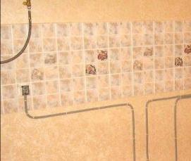 электромонтаж на кухне - вариант 4