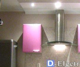 электромонтаж на кухне - вариант 3