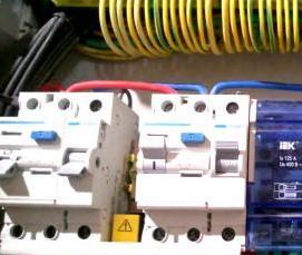 электромонтаж распределительного щита - вариант 3