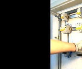 электромонтаж распределительного щита - вариант 2