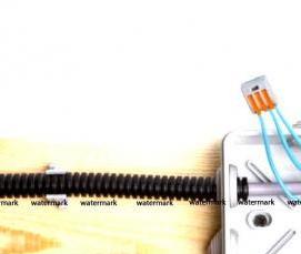 электромонтаж розетки выключатели - модель 4